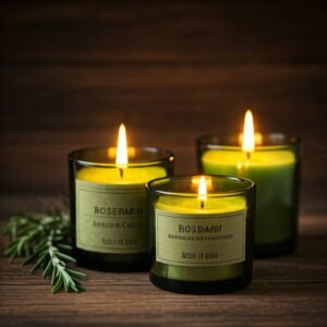 Rosemary herbal fragrance Candles